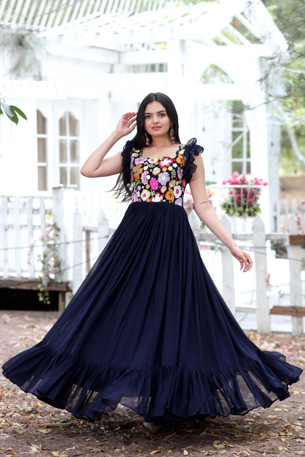 KA 1036 Fancy Party Wear Gown Catalog